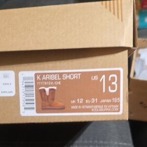 Koolaburra Kids Aribel Short Tan Boots